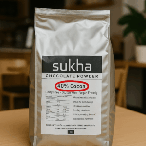 Sukha 40% Drinking Chocolate 2kg (Bulk Bag)